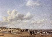 VELDE, Adriaen van de The Beach at Scheveningen wr oil painting picture wholesale